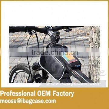 The Unique Double Bicycle Top Tube Bike Frame Bag for Iphone 6 photo-5