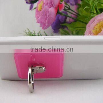 Hotselling pink mobile phone ring stand holder