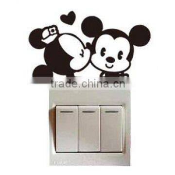 reusable Vinyl small cartoon wall stickers/decals