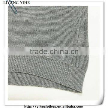 1/4 Back Zipper Knitting Wear Different Length in Front and Back Unique Pullover photo-4