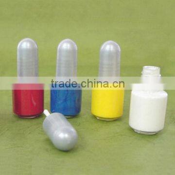 Nail Color Kit Nail Varnish Makeup Mini Round Plastic Bottle Non-Toxic 8 ml Peel Off Nail Polish photo-2