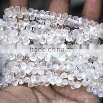 rainbow moonstone gemstone beads,semi precious gemstone beads wholesale india,faceted briolette gemstone beads wholesale