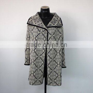 CARDIGANCheaperUpgraded version Hot SaleWomen Ladies Retro Vintage Long Sleeve Cardigan Geometric Pattern Knitted