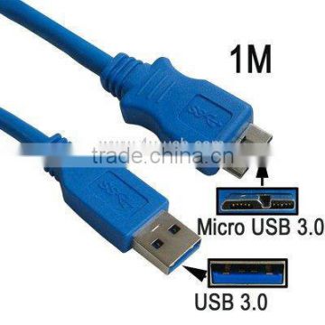 Shenzhen Wholesales USB to Micro USB 3.0 cable, length: 1M