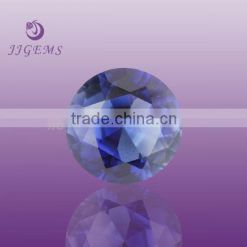 33# round brilliant cut artificial sapphire price