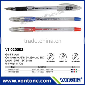 2015 promotional gel ink pen for office supply