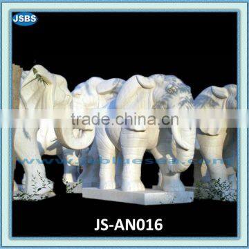 Marble carving of elephant statue