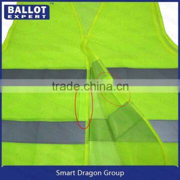 Mesh Polyester Fluorescent Fabrics High Visibility Safety Uniform Jacket photo-2