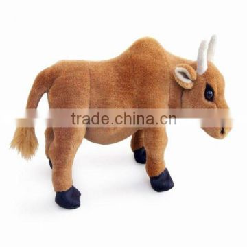 Farm animal bull plush toy