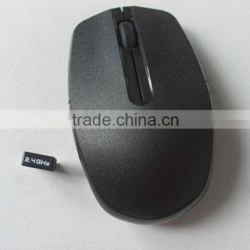 2015 Special offer black colour 2.4G cheap wireless mouse