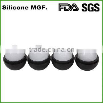 Promotion wholesale ball shape silicone ice cube tray with lid