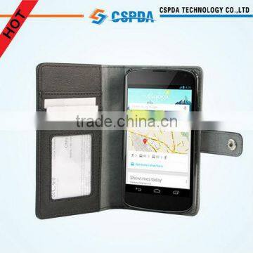 Stand Wallet Case for Google Nexus 4,LG Nexus 5 Mobile Phone Case with Card Slots