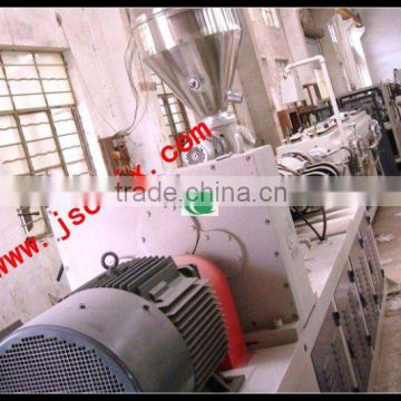 pet parallel double screw granulating machine