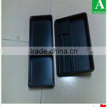 Custom Black ps Thick Compartments Hotel Tray photo-2