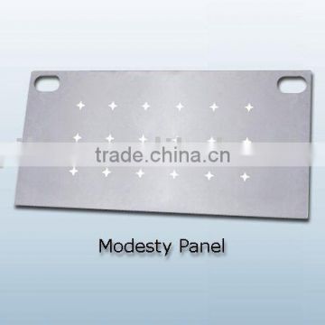 modesty panel with holes