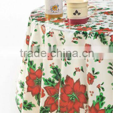 Christmas Plastic Tablecloth PVC With Flannel Backing photo-5