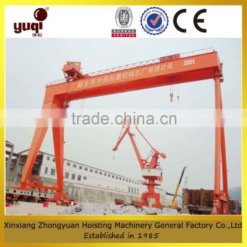 Drawing customized gantry crane china used in shipyard steel maker