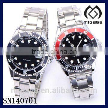 Fashion high quality full stainless steel 316L mechanical watch automatic*316L automatic mechanical watch