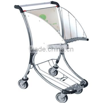 Airport baggage trolley/ airport luggage cart /hand brake airport trolley