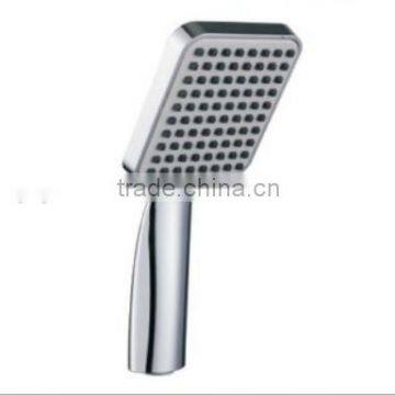 Single function plastic shower head, square shape shower head