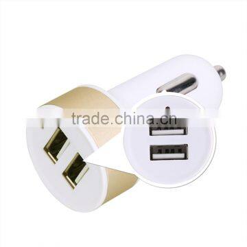 Wholesale Dul 2 ports Car Charger 2016 DC 12V USB Charger Adapter