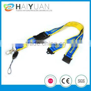 Full color Safety neck lanyard with release buckle for brand promotion