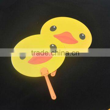 Summer promotional Rubber Duck pp hand fan