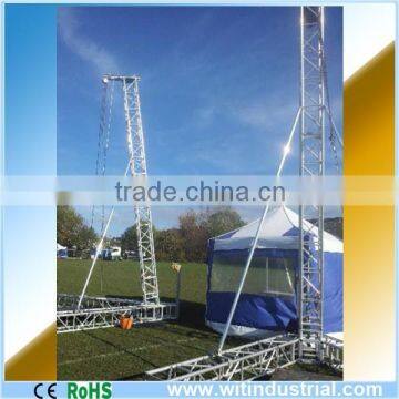 5-8m outdoor aluminum line array speaker pa truss towers