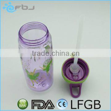 700ml Plastic Straw Drinking Bottle With Silicone Nozzle photo-5