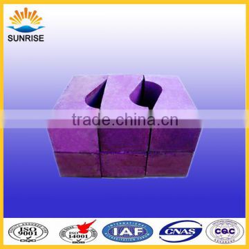 Chrome Corundum Fiber Glass Furnace Refractory Block