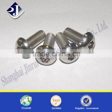 Stainless steel 304 anti-theft screw m8 torx security screw Torx screw