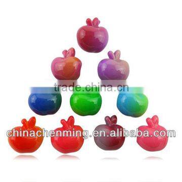 cute and colorful acrylic decorative apple beads