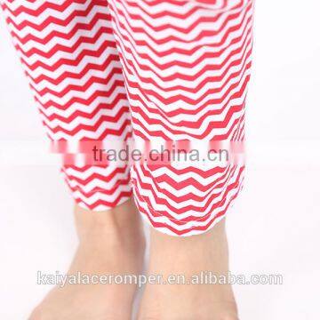 2015 Baby Girls Snowman Applique Top and Red Chevron Pants Set,christmas Outfits for Kids photo-6