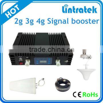 Tri-band high technolgoy 2g 3g 4g signal repeater,1800/2100/2600mhz mobile repetaer sets