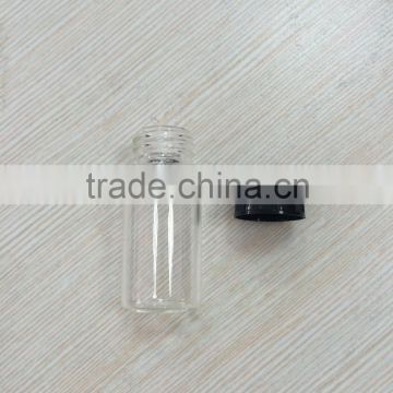 5ml transparent colored glass bottles with cap for sale