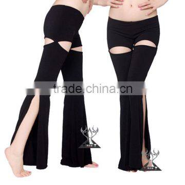 Factory Wholesale China Supplier black Flared Pant Belly Dancer Pants