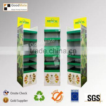 beverage cardboard display rack