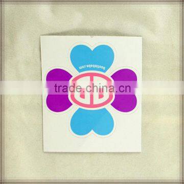 Strong adhesive custom PVC sticker