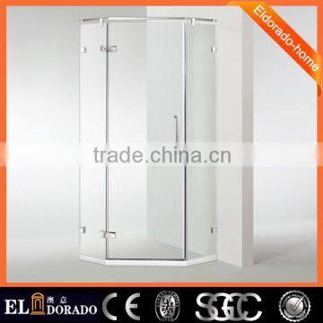 3 Side Continuous Hinge China Manufacturer Hotel Funiture Diamond Shower Room