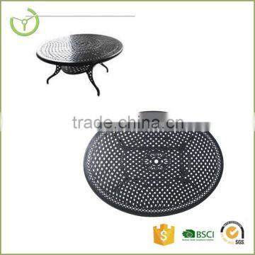 HL-T-15014 Elliptical cast furniture garden outdoor dining table