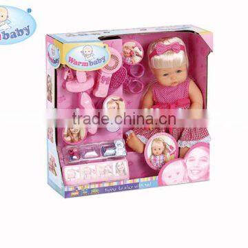 fashion baby doll with beauty hair tools