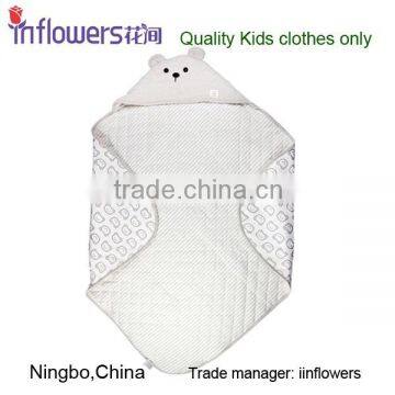 Customized Organic cotton baby sleeping bags,pure cotton infant baby sleeping bags