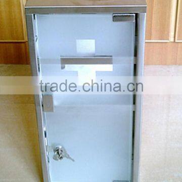 3 shelf polished metal medicine box metal medicine chest steel medical box first aid kit