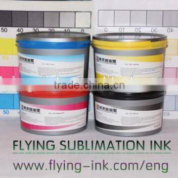 Factory supply dye sublimation textile ink , good fluency textile ink for offset printing