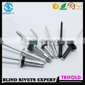 HIGH QUALITY FACTORY L/F HEAD TRI-FOLD RIVETS FOR GLASS CURTAIN WALL photo-5