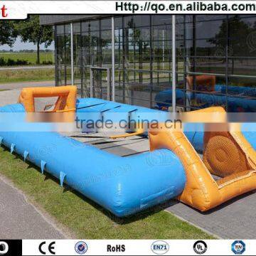 Newest exciting inflatable human table soccer inflatable soccer game for sale