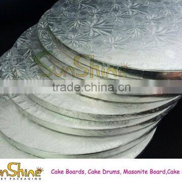 Silver Round Cake Drum Boards 1/2" 12mm THICK Wedding, Birthdays photo-3