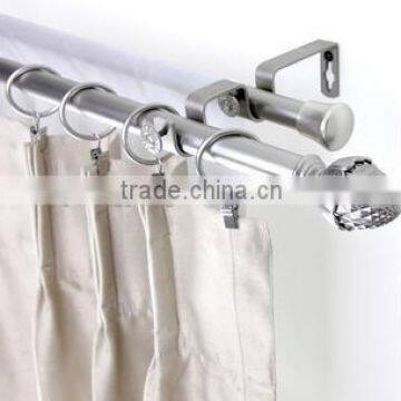 Adjustable Double Curtain Rod Set With Pina Finial photo-6