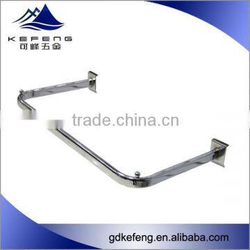 Metal chrome slatwall U rail 23*10'' KF-C120