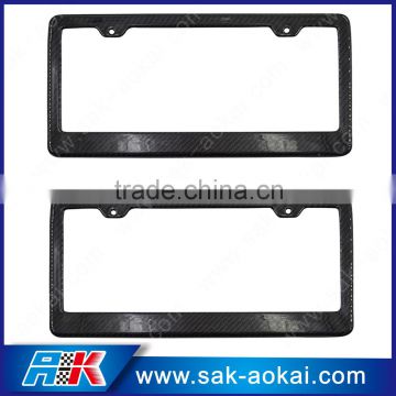 USA Car License Plate Frame Carbon Fiber Number Plate Frame